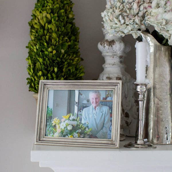 Arte Italica & Crown Linen Designs - Wholesale Picture frame - Michelangelo Pewter Frame - 3 Sizes2