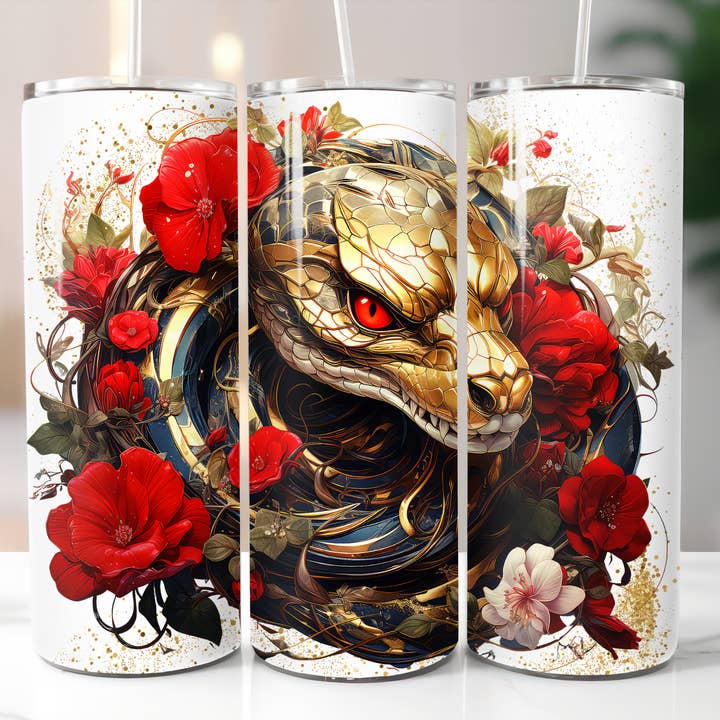 3D Snake for wholesale by Triple D's Tumblers n More