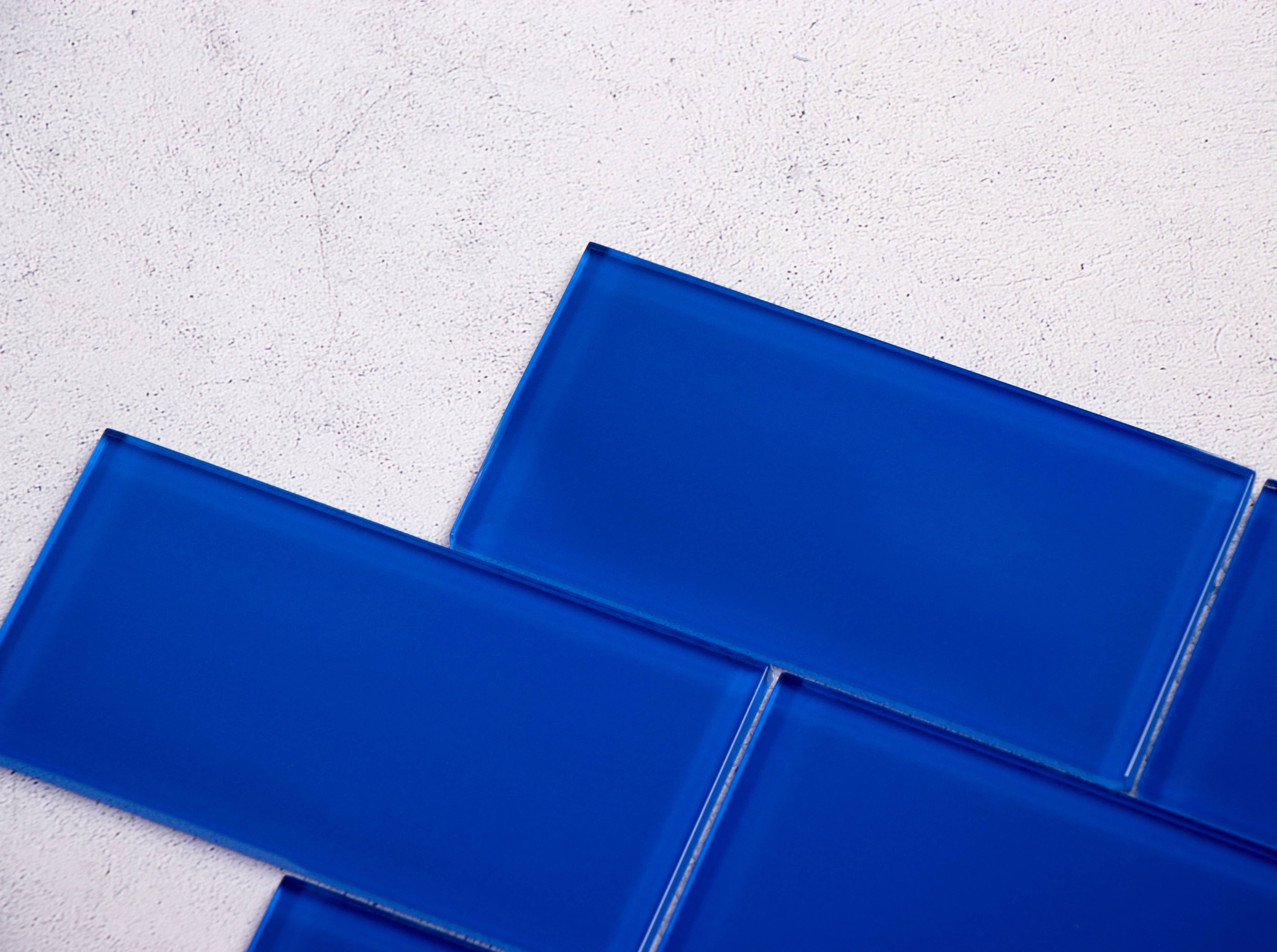 WS Tiles - Vente Carrelages muraux - Carreau de mosaïque en verre de 3" x 6", dosseret pour cuisine et salle de bain - 5 pieds carrés par carton106