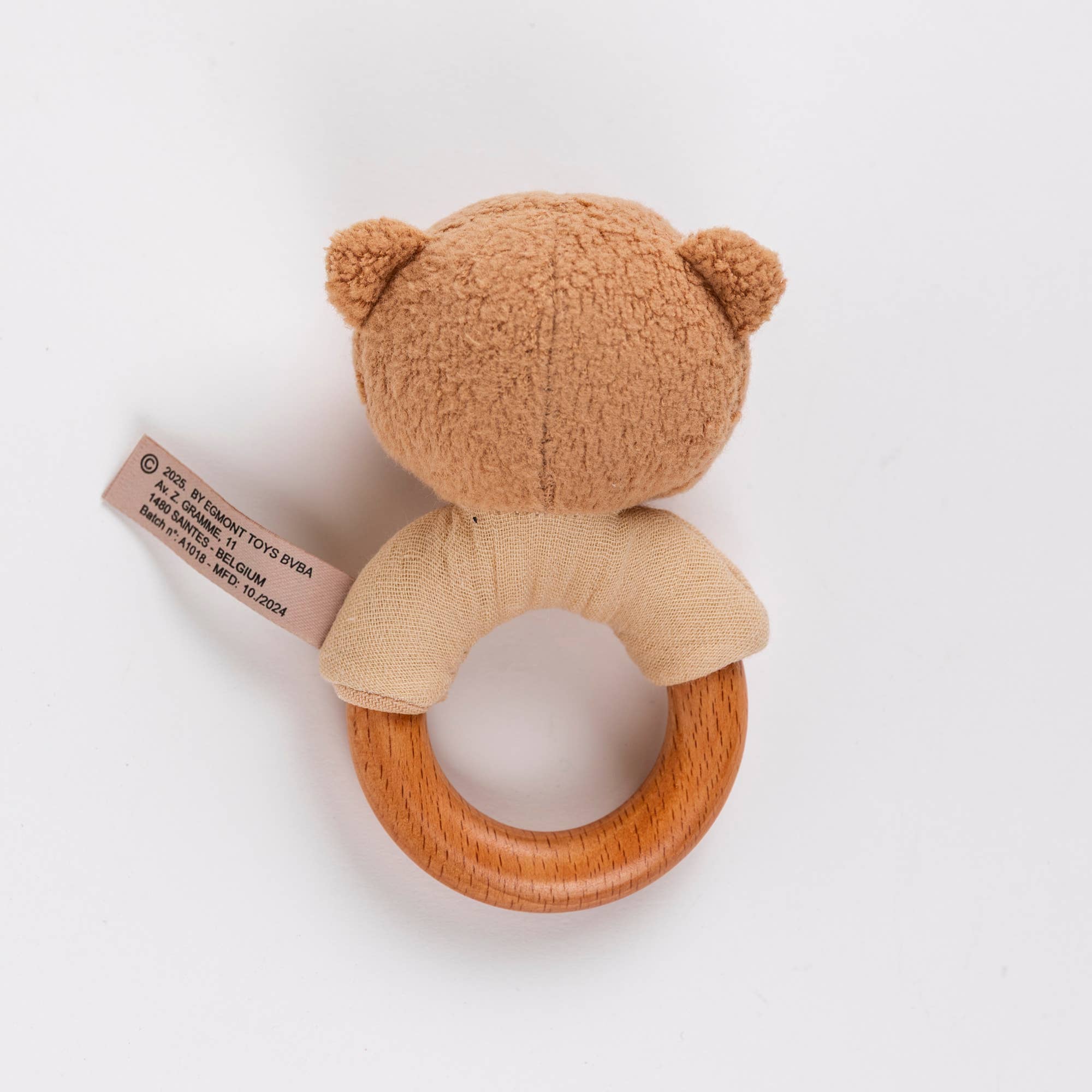 Egmont - Wholesale Handheld Rattle - Baby - Marcel Bear Wood Rattle5