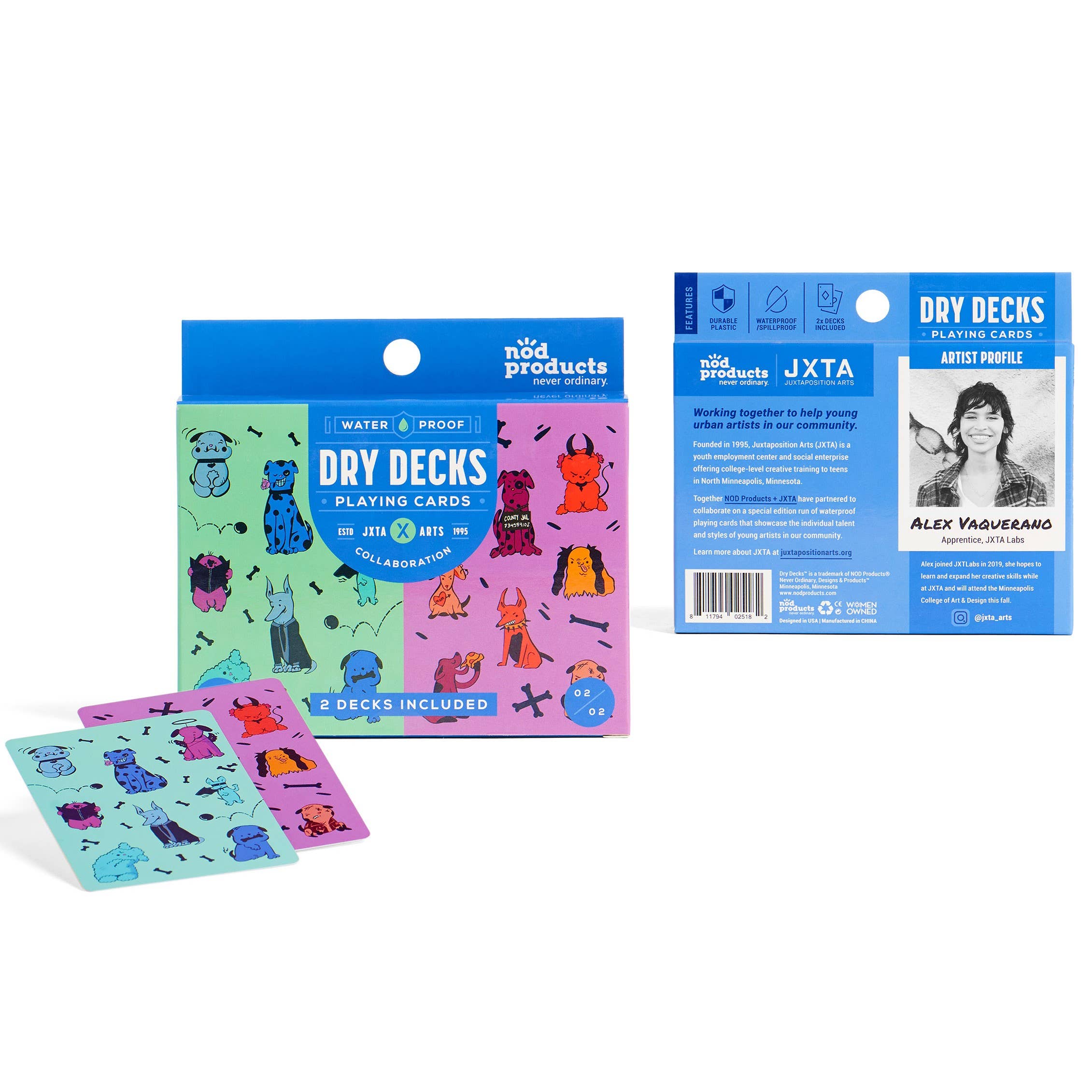 NOD Products – Engroshandel Spillekort – Hund Design Tørre Dæk – Miljøvenlige Vandtætte Spillekort2