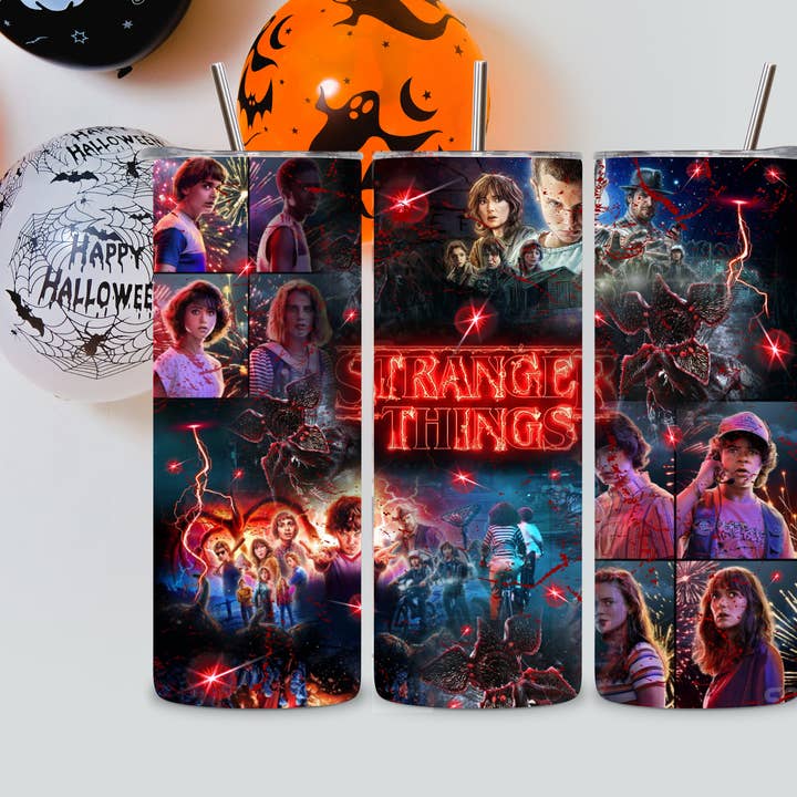 Stranger Things Tumbler for wholesale by Graveyard Offerings
