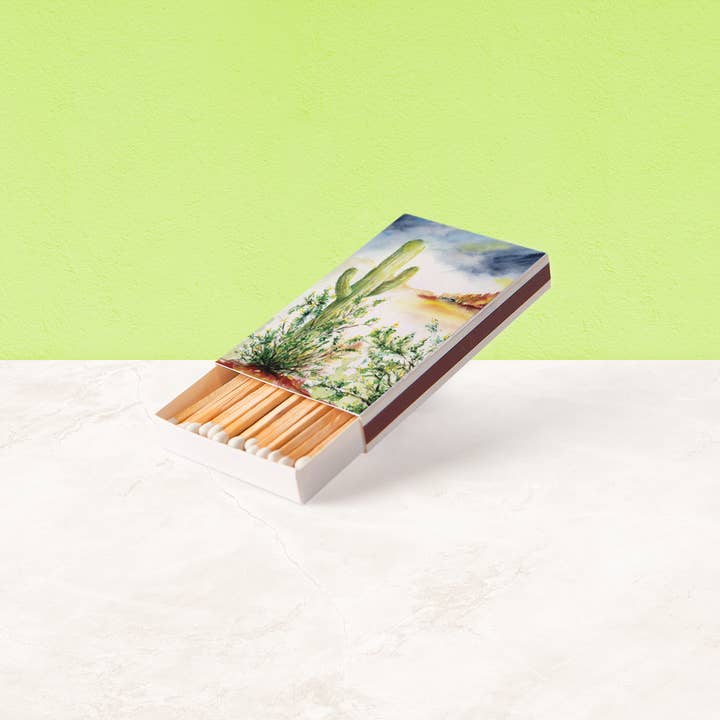 Vim + Vigor Candle Co - Wholesale Matches - Artist Series Oversized Matchbox