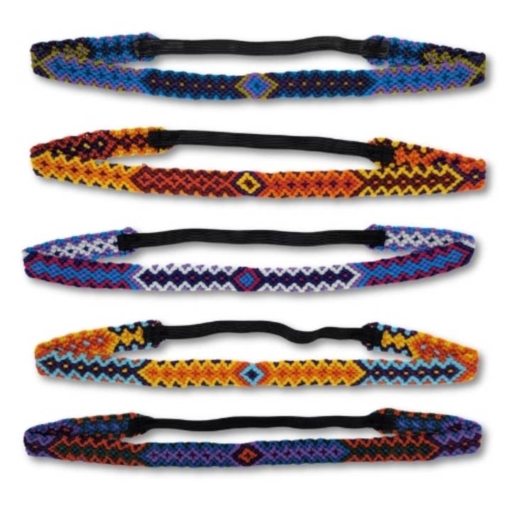 Freundschaftsarmband Geflochtenes Stirnband | Verschiedene Farben für den Großhandel von Unique Batik Fair Trade