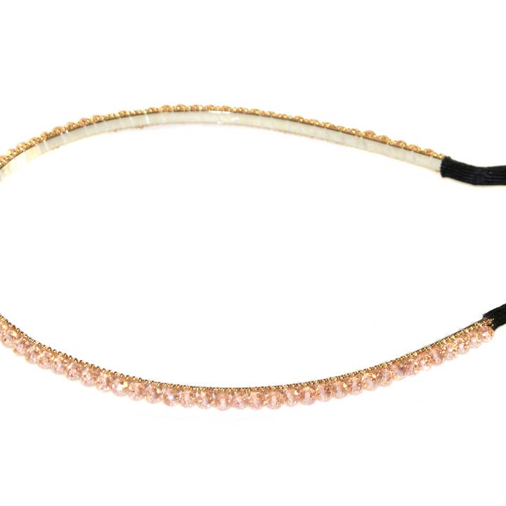 Opera Diamante Alice Band - Pink - HAB131 PINK for wholesale by Hepburn & Co.