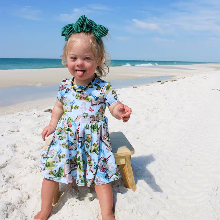 Dress - Storytime - Luxe Bamboo for wholesale by Ploom Baby