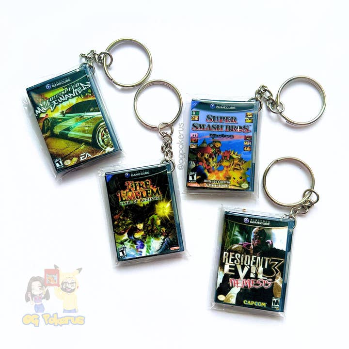 OGPokerus x Shop Me Senpai - Wholesale Keychain - Unisex - Video Game Keychain Nostalgia Novelty Handmade Keychains3