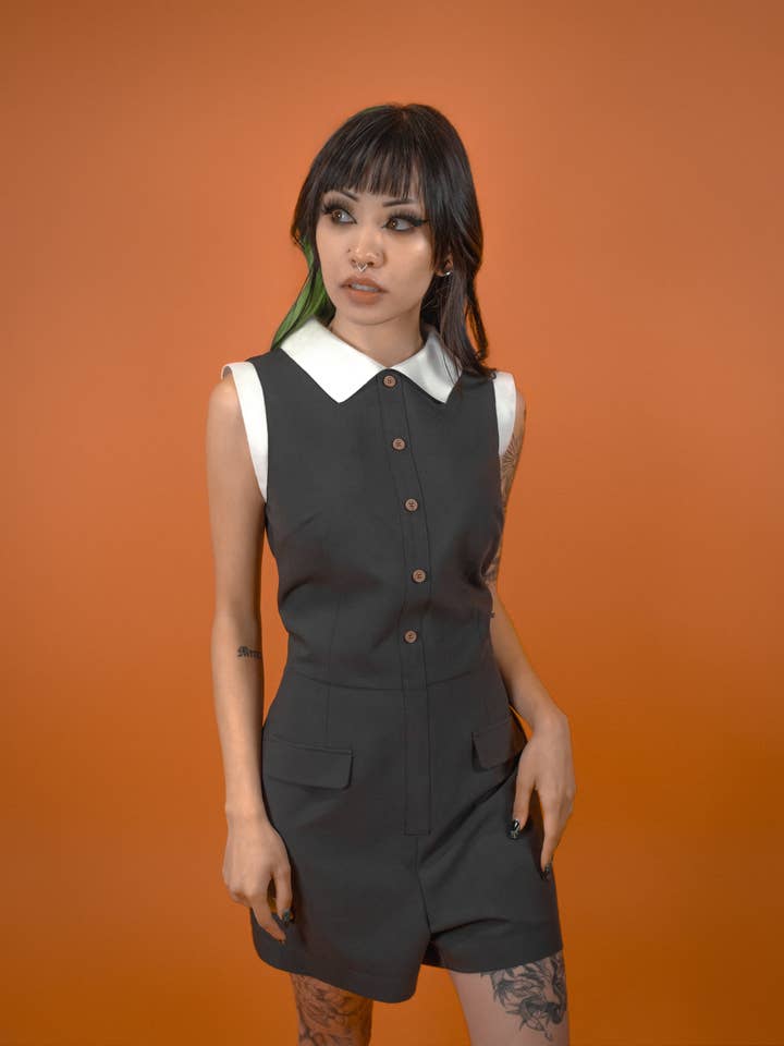 Nautical Nocturne Romper voor wholesale door Lively Ghosts