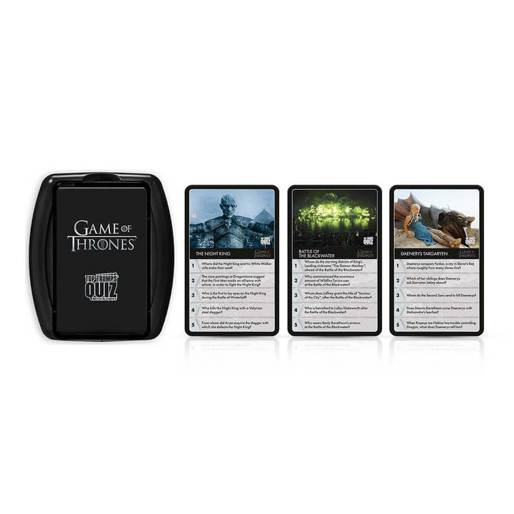 Top Trumps USA, Inc. - Wholesale Card Game - Game of Thrones Top Trumps Quiz Card Game3