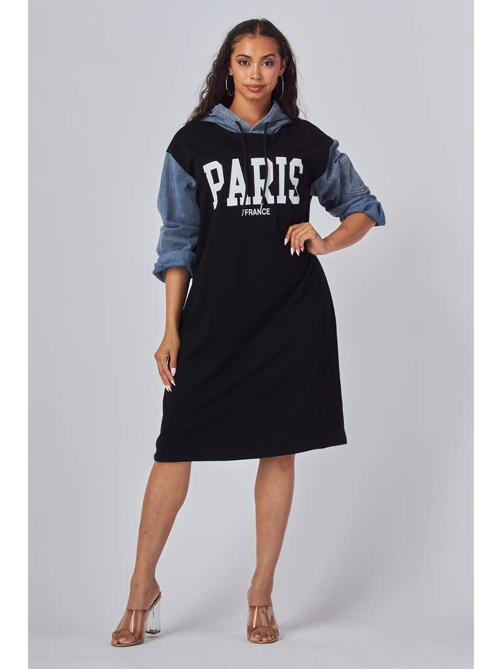 PARISIAN STREET HOODED DRESS and other Purchase Wholesale parisian jeans. Free Returns & Net 60 Terms on Faire trending on Faire.