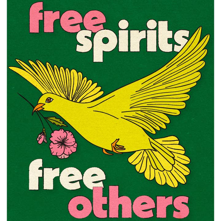 Posse Paper Goods - Wholesale Art Print - Free Spirits Free Others - Art Print3