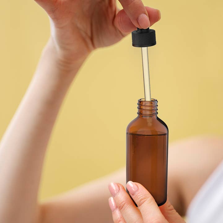 Nevlers - Wholesale Travel Container - Amber Glass Dropper Bottles - 4 oz. (Pack of 24)10