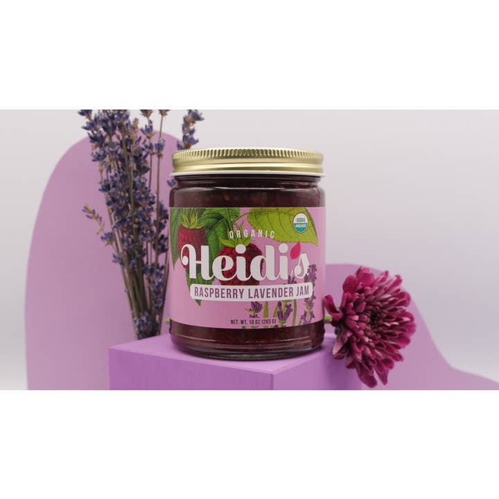 Heidi's Raspberry Farm - Wholesale Jam/Jelly - Heidi’s Hand Crafted Raspberry Lavender Jam