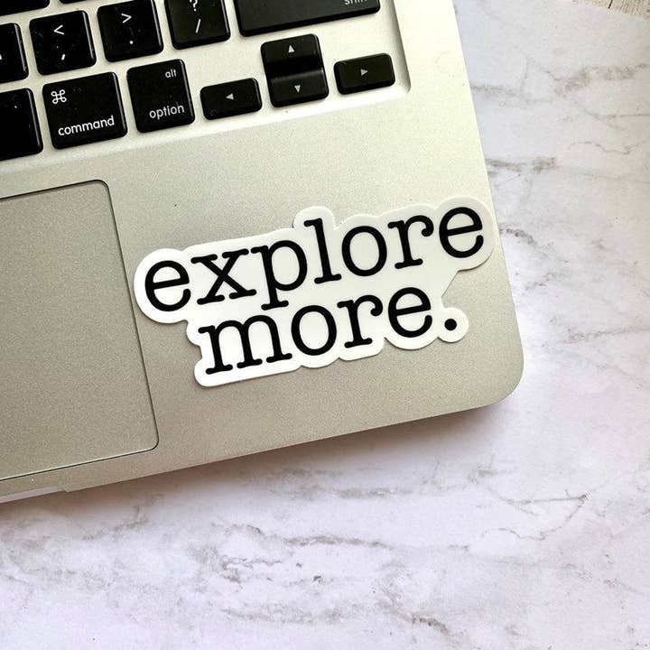 Elyse Breanne Design - Wholesale Sticker - Explore More Sticker 4x1.75in