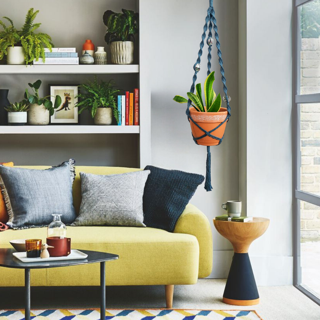 Handmade By Uruba - Wholesale Hanging Planter - Macrame Disco Ball Plant Hanger, Handmade Boho Home Décor1