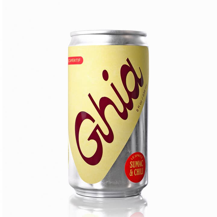 Ghia - Wholesale Non-Alcoholic Aperitif/Mocktail - Le Spritz- Sumac & Chili - Case of 24 ($3.70/ can)2