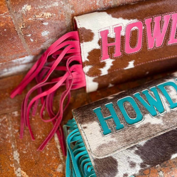 Hide & Seek Boutique - Wholesale Crossbody bag – Women's - "Howdy" Cowhide Bag2