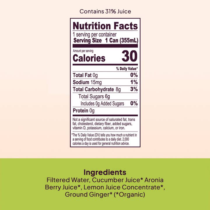 Farmwell Drinks - Wholesale Flavored/Infused Water (Non-Carbonated) - Organic Cucumber, Ginger & Aronia - 12 Pack3