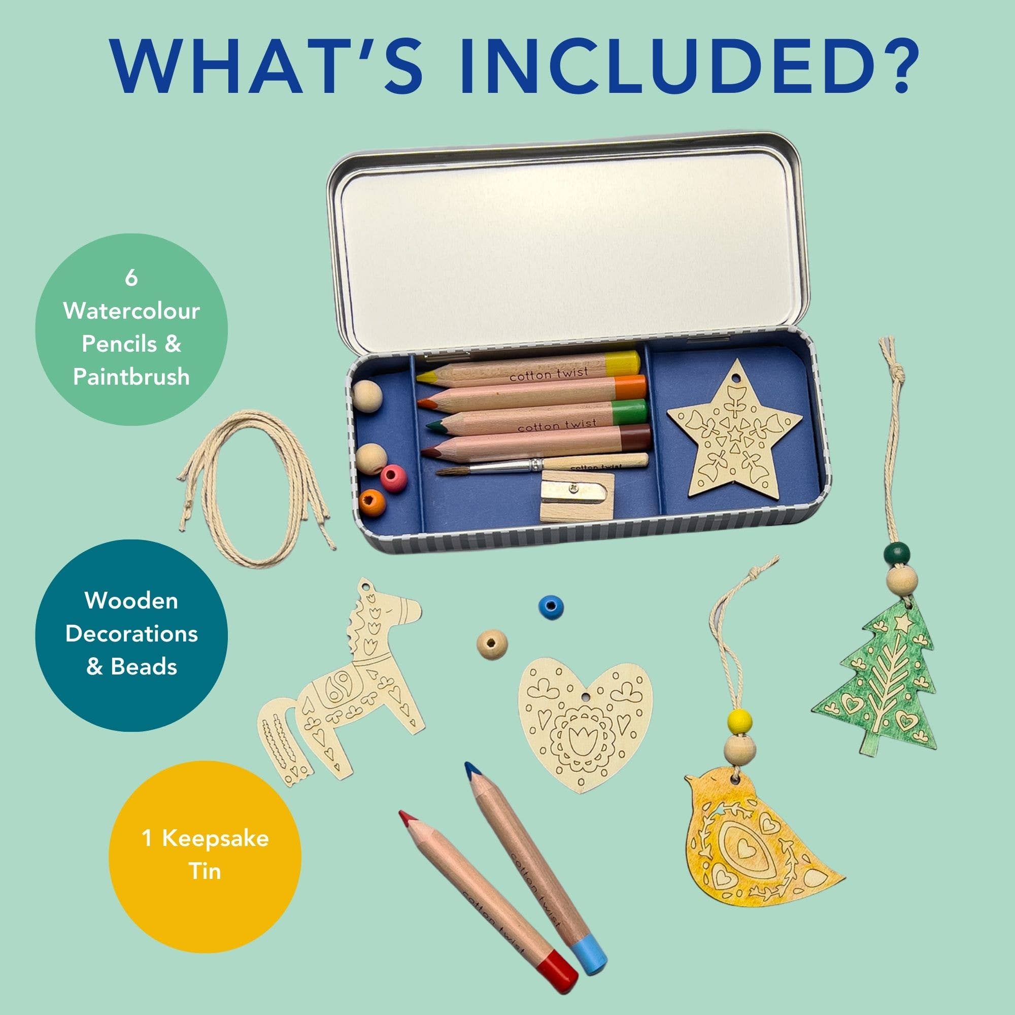 Cotton Twist (USA DUTIES PAID) - Vente Kit de bricolage – enfant - Kit de décoration d'art populaire2