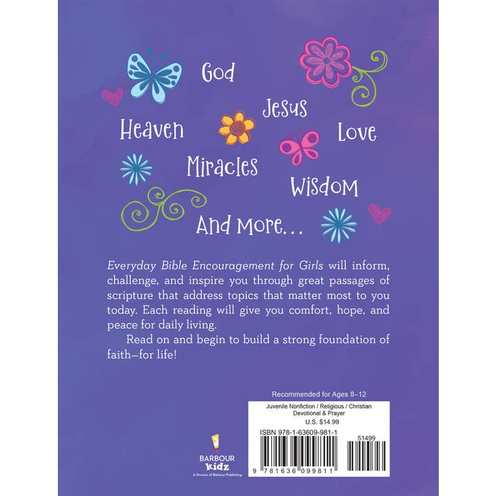 Barbour Publishing, Inc. - Wholesale Religion - Everyday Bible Encouragement for Girls4