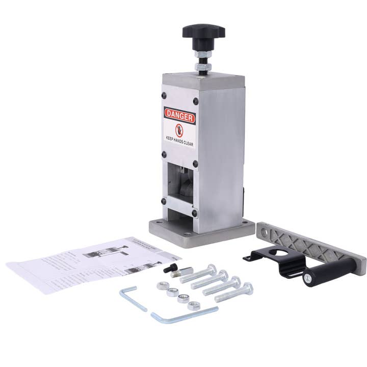 39F Inc. - Wholesale Craft Tool - Manual/Drill Wire Stripper - 0.06-0.98in, Aluminum (Silver)11