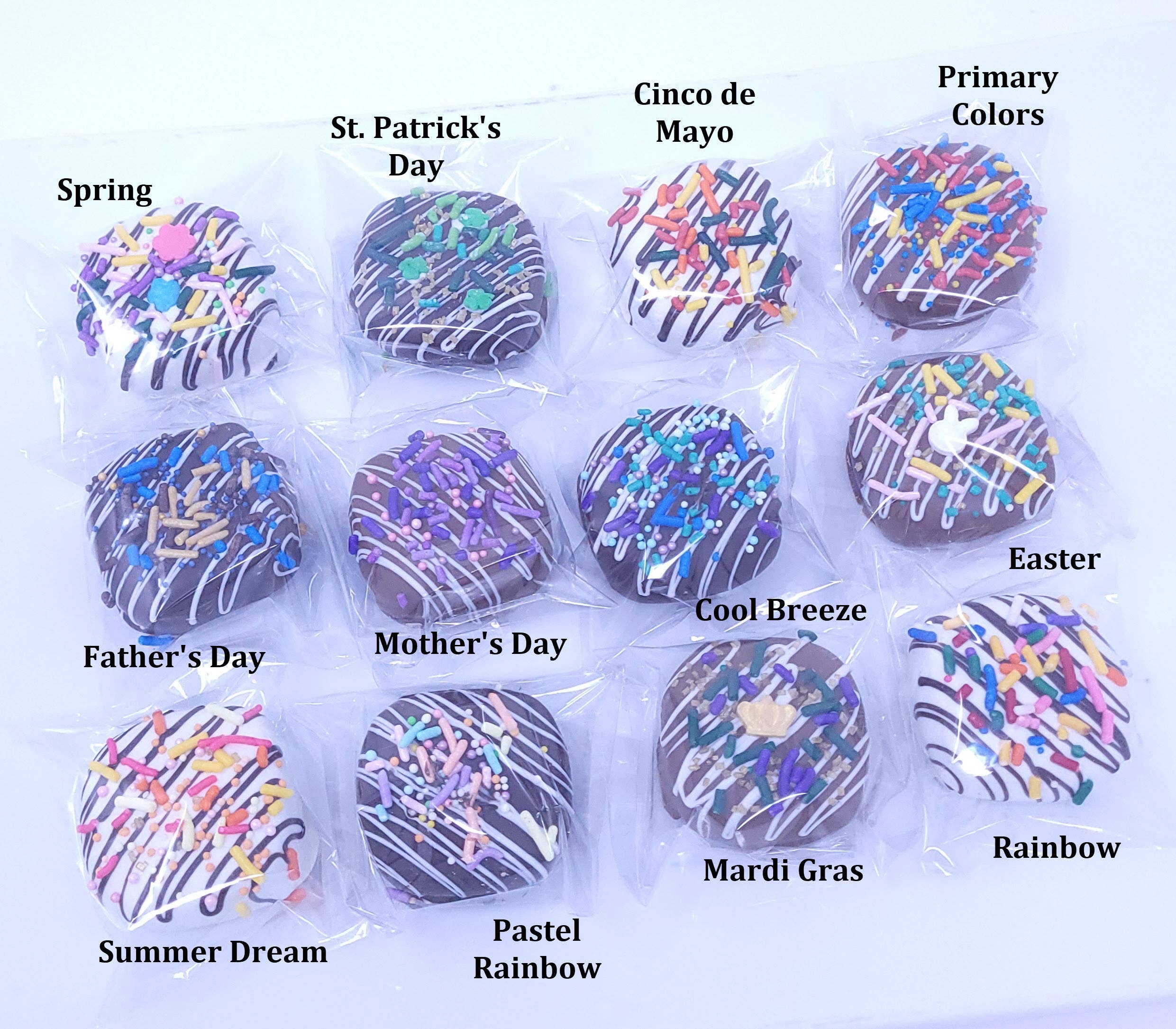 Wild Angel Treats, LLC – wholesale Chocolate-covered sweets – Cake Bites - Rainbow2