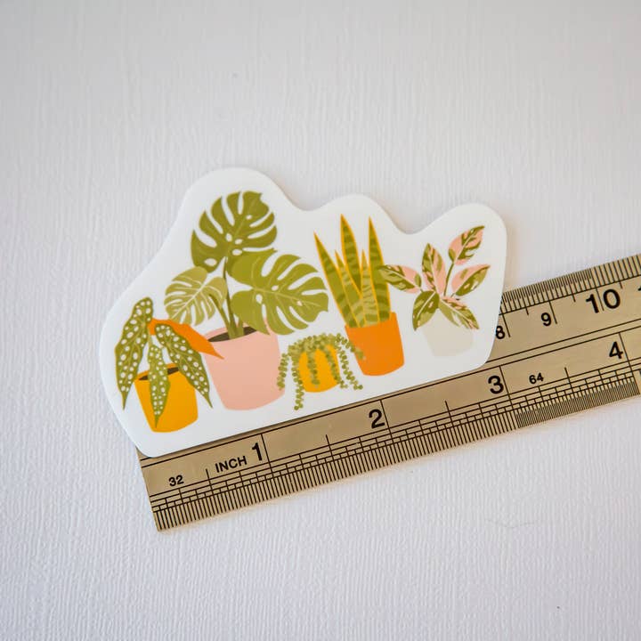 Emily Ervin Design Co. - Wholesale Sticker - Plant Lineup - Laminated Vinyl Phone / Laptop Sticker3