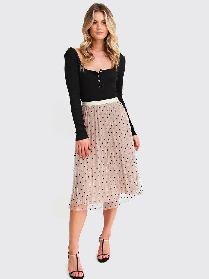Mixed Feeling Reversible Skirt for wholesale by belle & bloom