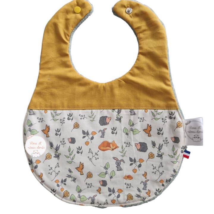 Jeanne bib for wholesale by Rose et rêves dorés