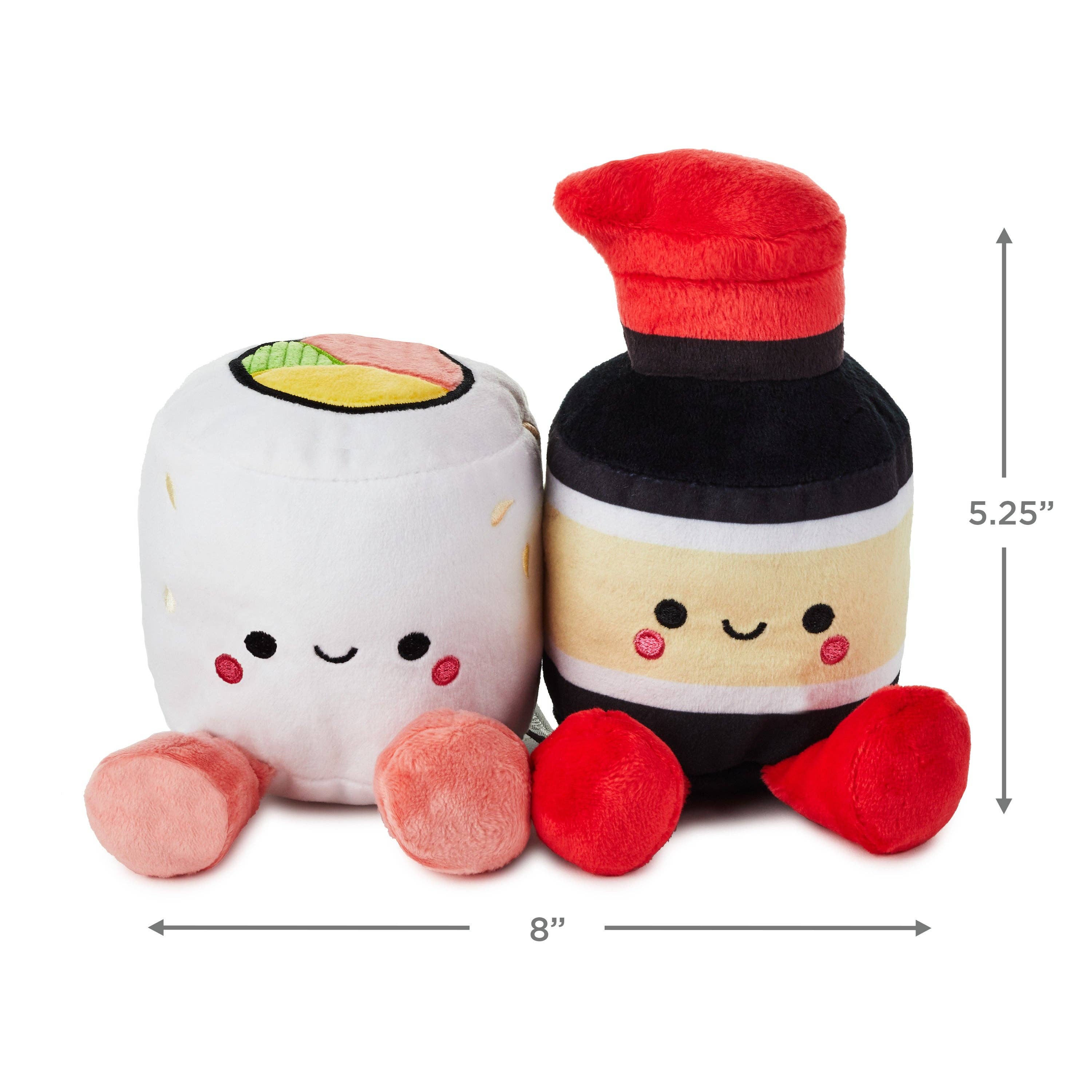 Hallmark – wholesale Stuffed/plush toy – Kids & baby – Better Together Sushi & Soy Sauce Magnetic Soft Toy Pair2