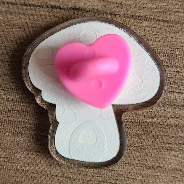 Mushroom House Pin for wholesale by Boxford Comma