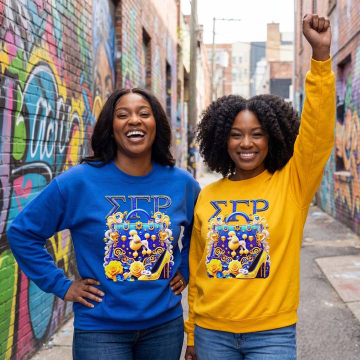 Camisola de luxo da sororidade SGRho por atacado de CoRo & Company