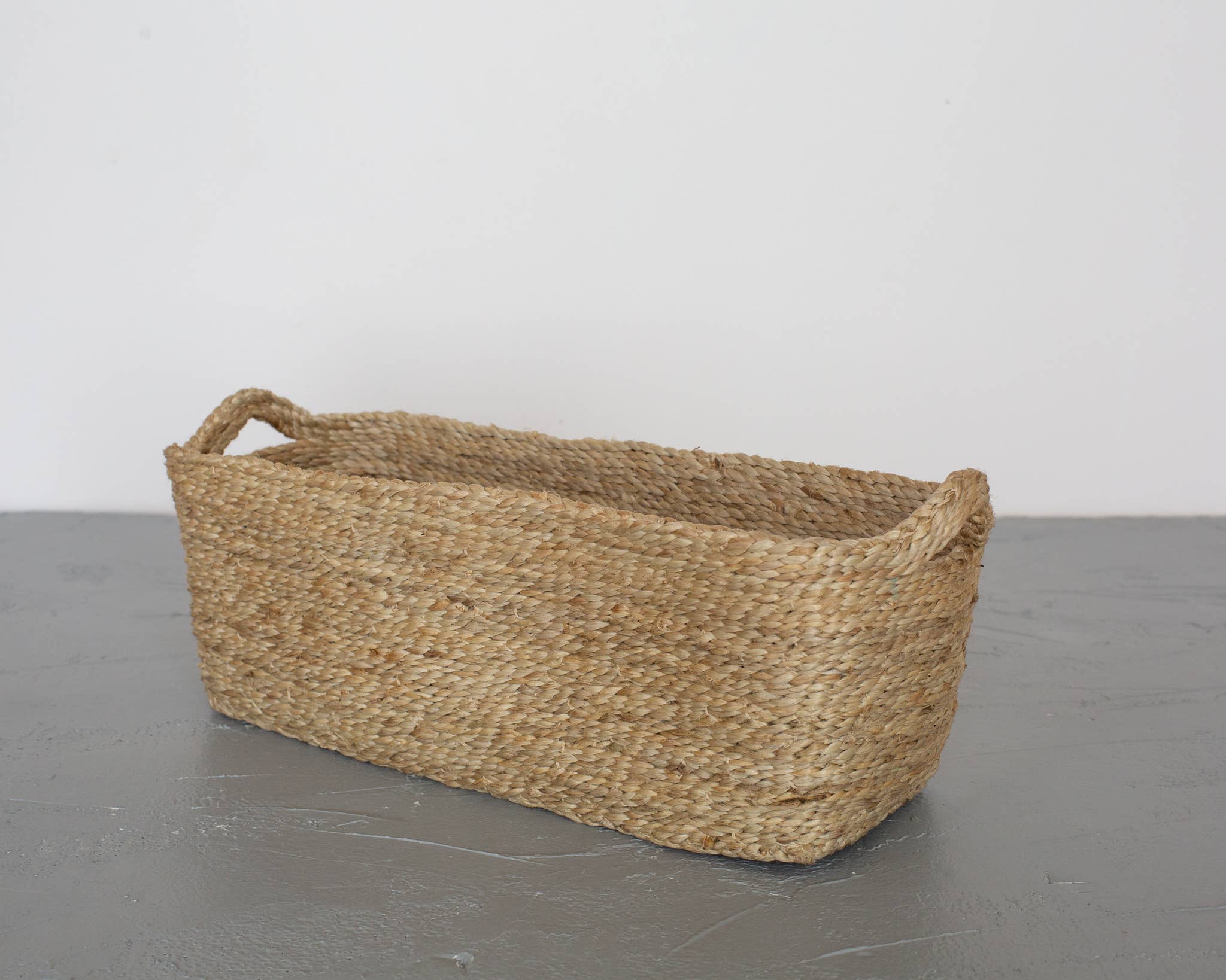 Will & Atlas – wholesale Decorative tray – Rectangular Tray Basket, jute - natural2