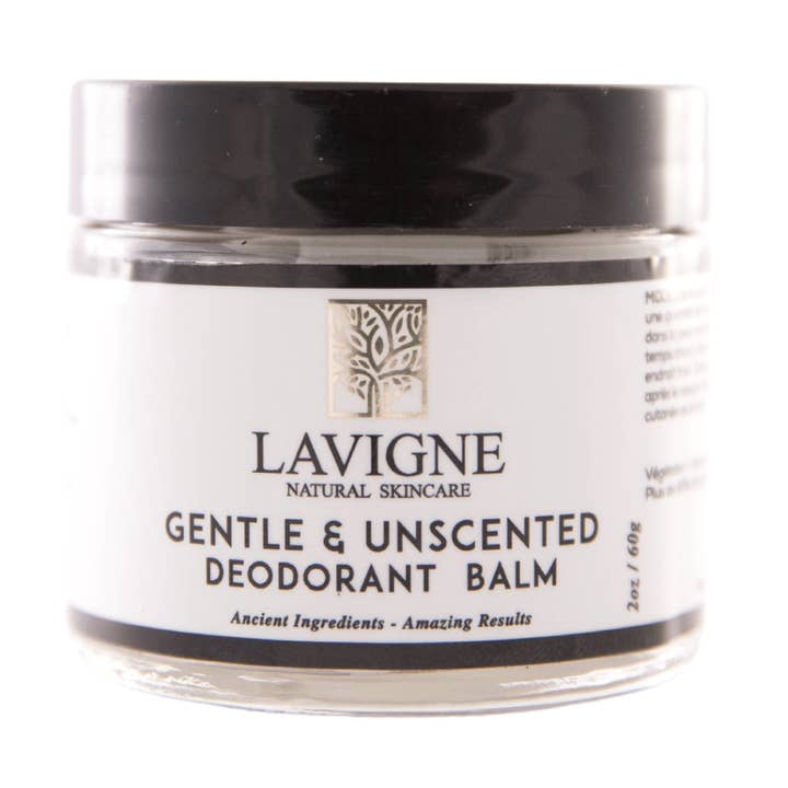 Deodorant Balm - Gentle Unscented 60g/2oz for wholesale by LaVigne Natural Skincare
