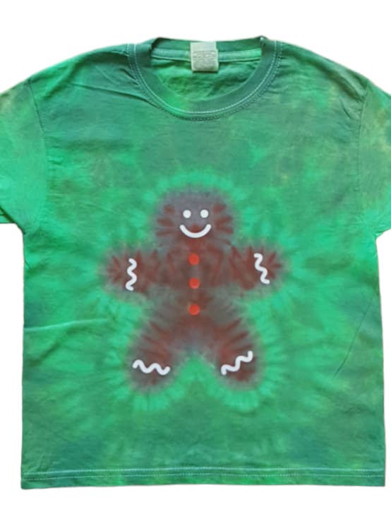 Handmade Christmas Gingerbread Festive Tie Dye Shirt for wholesale by VeEco Gifts