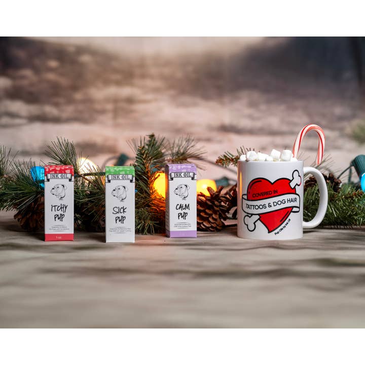 Ink Oil LLC – Engroshandel Kæledyrskosttilskud – Hund – Calm Pup All Natural Hundeolie til hundeangst og træning