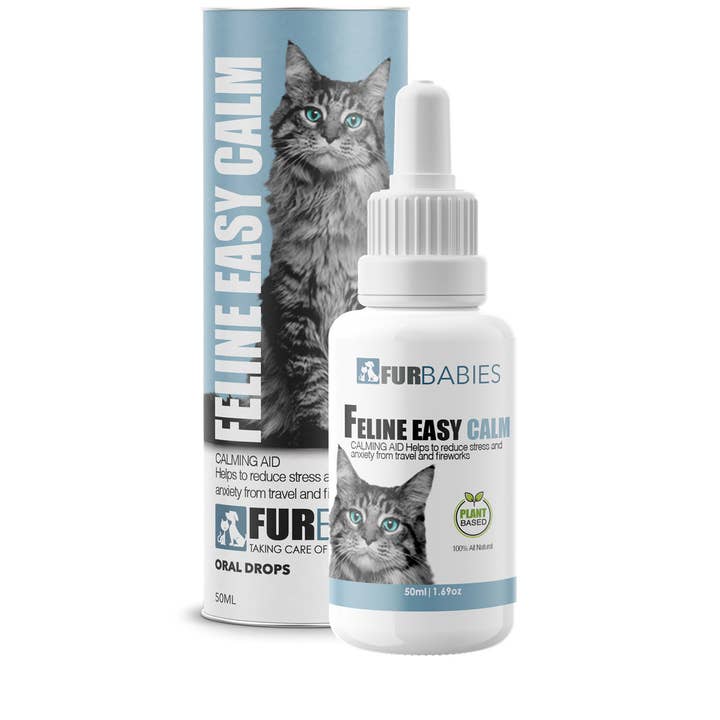 Feline Easy Calm Oral Drops 50mL bottle for wholesale by FurBabies Pet Products