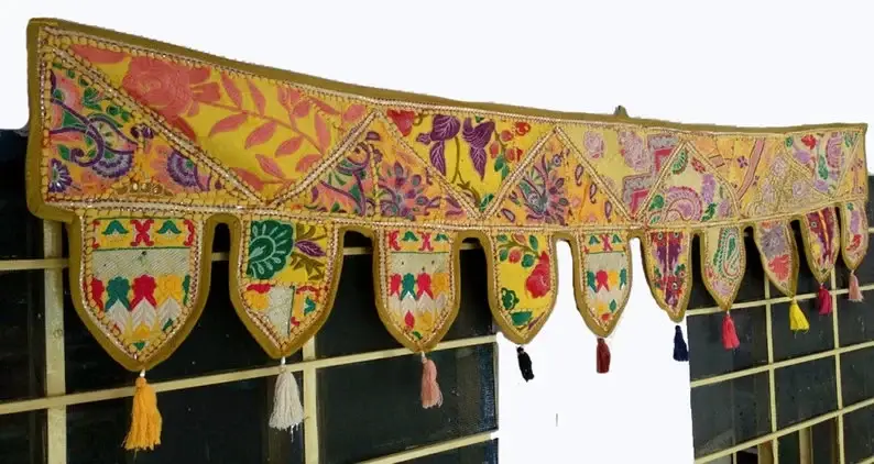 GYPSY STUDIO - Wholesale Tapestry/Textile - Boho Indian Decorative Toran Handmade Gypsy Door Hanging 3
