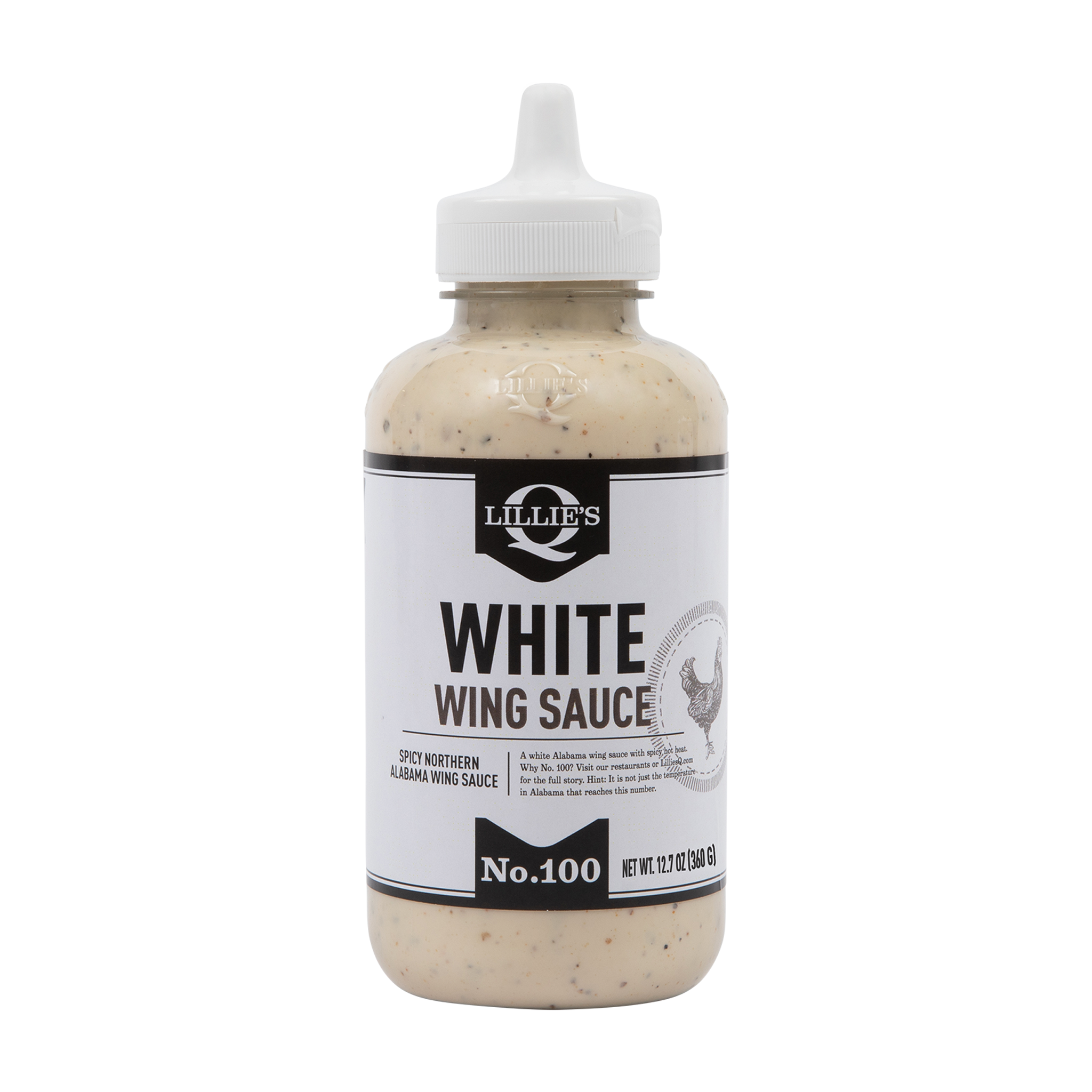 Lillie's Q – Engroshandel Hot sauce – Lillie's Q White Wing Sauce Kasse (6 / Nt Vægt 12,7 oz) Squeeze Flaske0