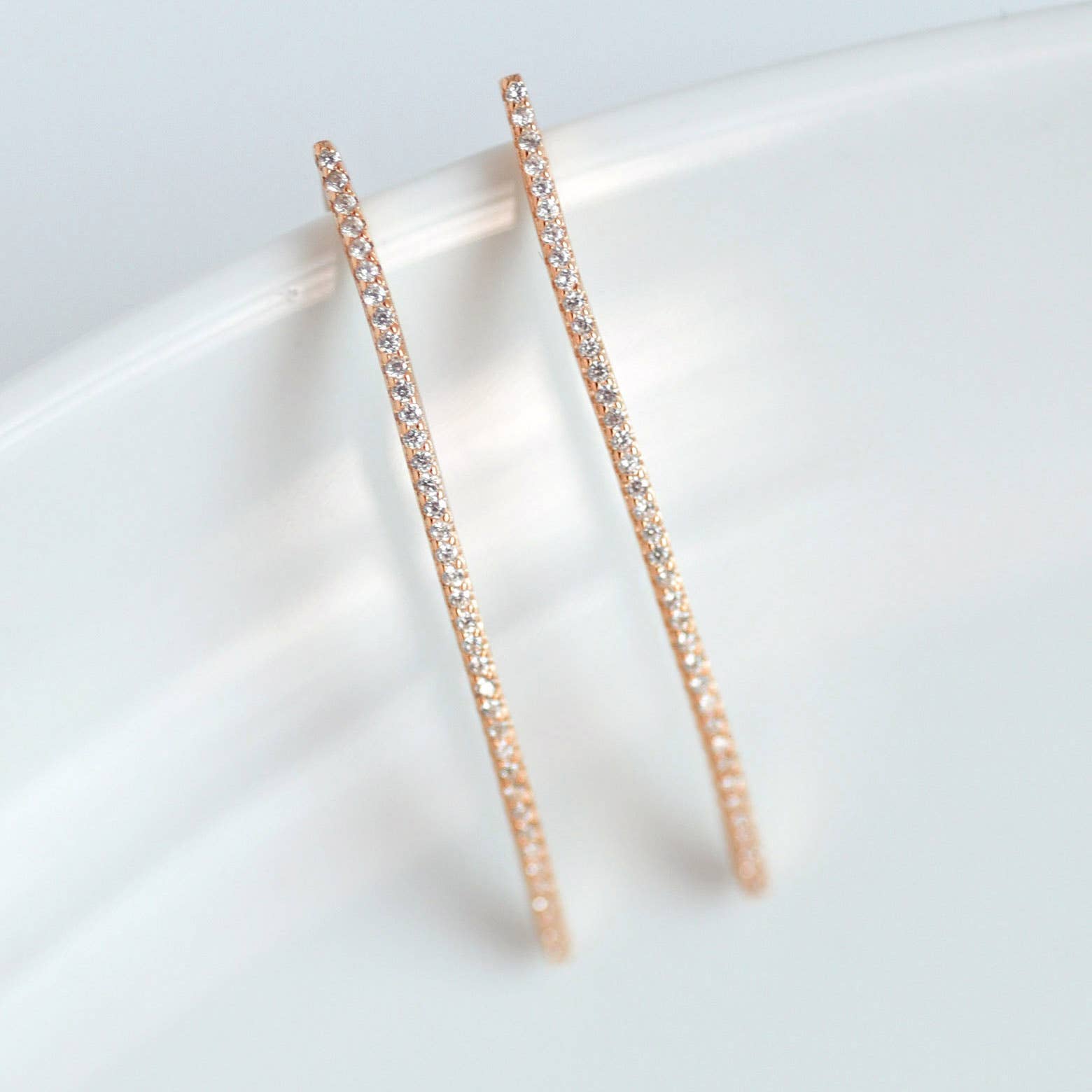 FELIX Z DESIGNS - Wholesale Dangle Earrings - CZ Wire Threader Earring1