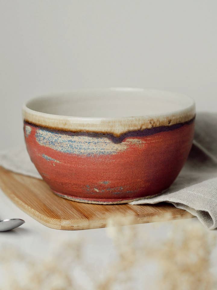 Pink Small Bowl for wholesale by Charlotte Manser Ceramics
