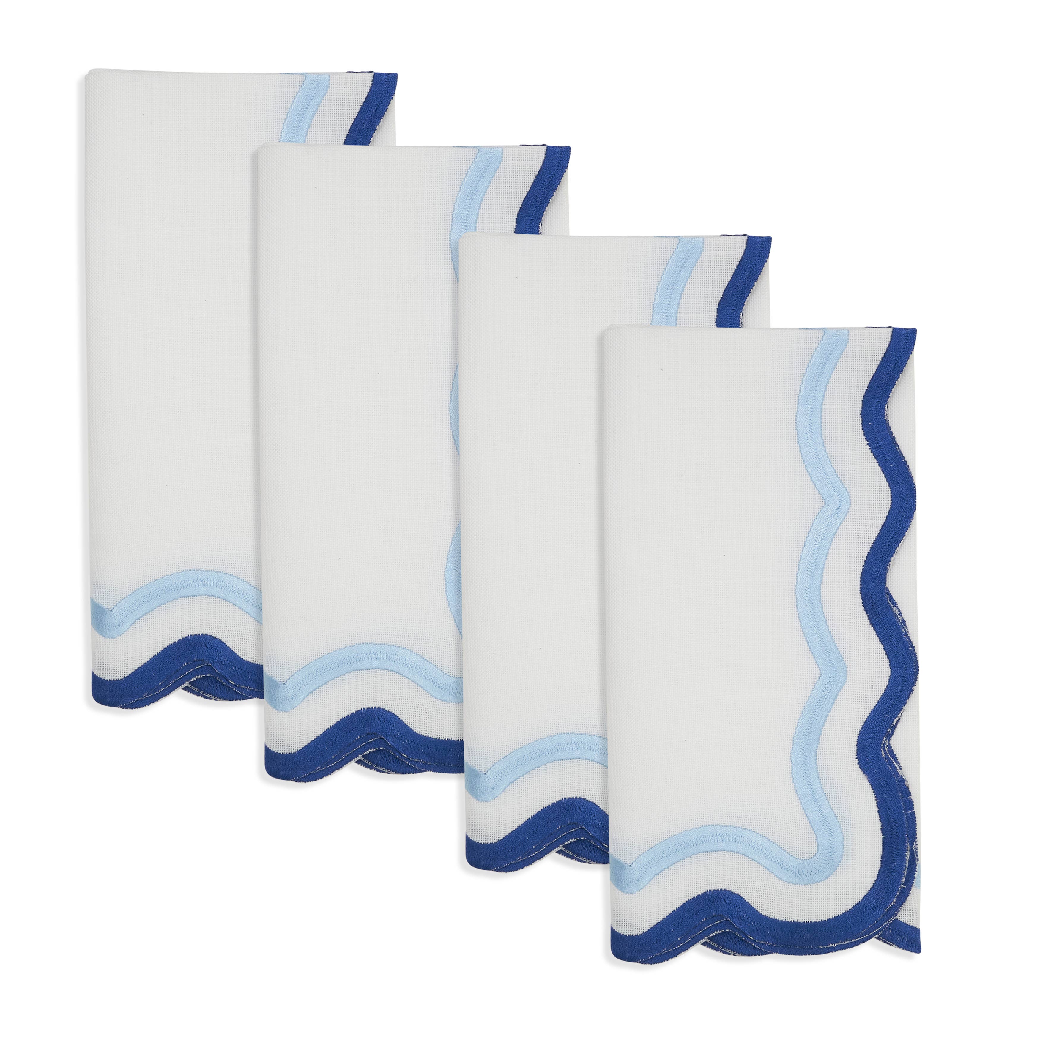 Saro Lifestyle – Engroshandel Middags- og stofserviet – Serviet med bølget kant5