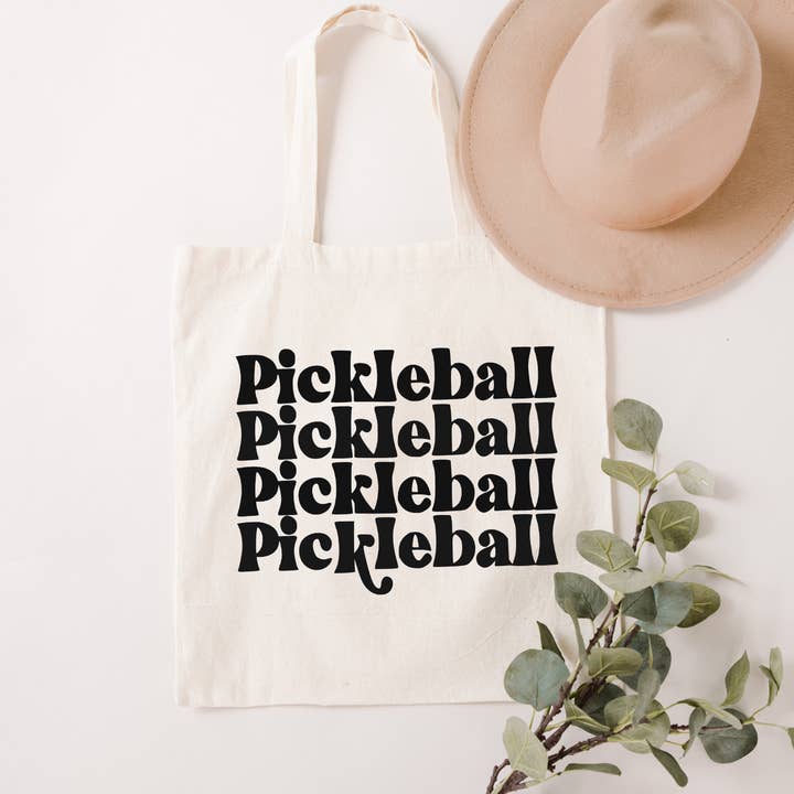 Designing Moments - Wholesale Tote Bag - Unisex - Pickleball x4 Funny Pickleball Addict Market Canvas Tote1