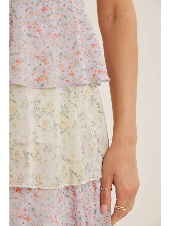 in february - Vente Robe – femme - DÉFINITION DE LA ROBE MAXI À VOLANTS FLORAUX FÉMINITÉ SANS SAISON26