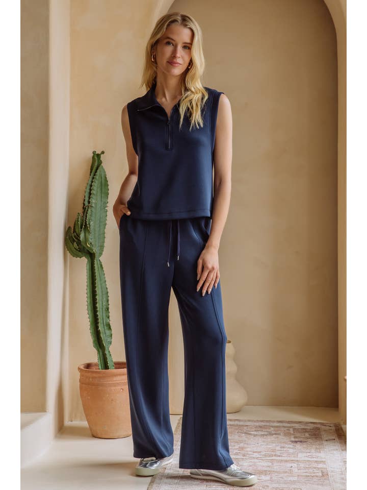 SKIES ARE BLUE - Wholesale Pants - Women's - Soft Modal Easy Pull Up Pants26