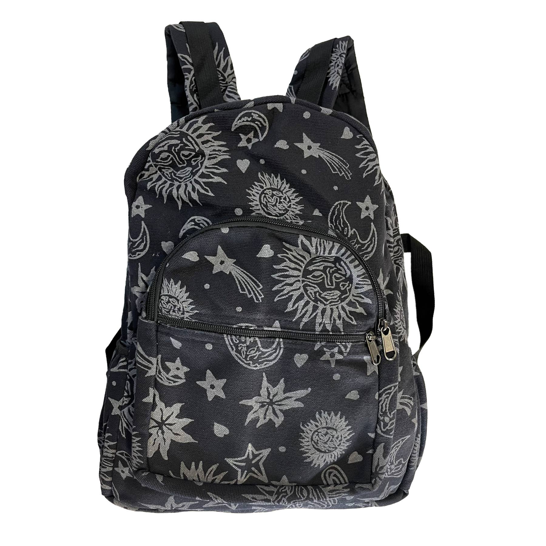 Yak & Yeti – Großhandel Rucksack – Unisex – Sun-Moon-Rucksack mit drei Außentaschen und Reißverschlüssen2