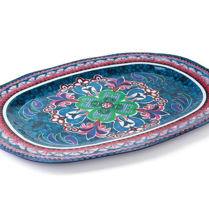 Assiette ovale en mélamine pour la vente par Giannini