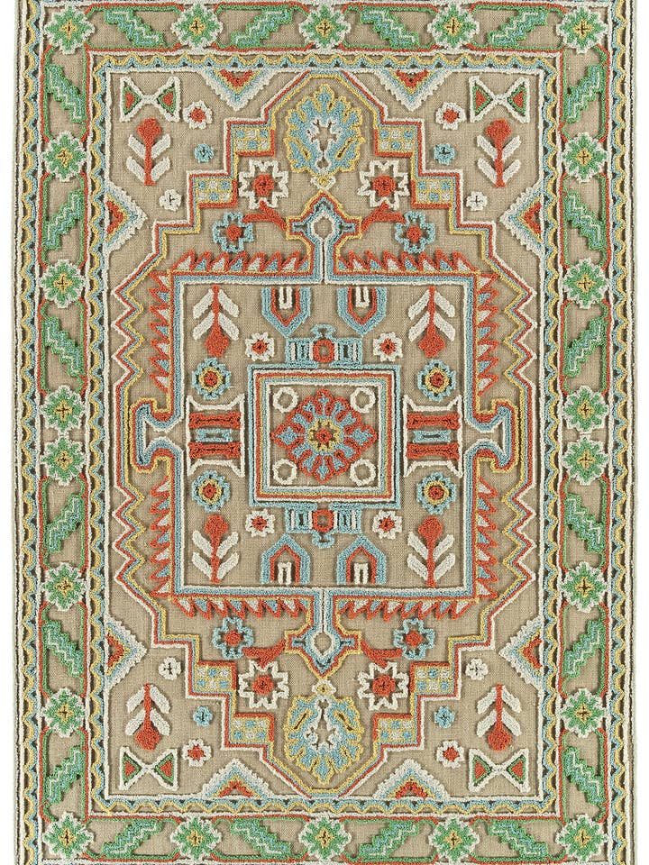 Warwick Collection Multi 2'6" x 8' Runner Runner for wholesale by contempo fashion