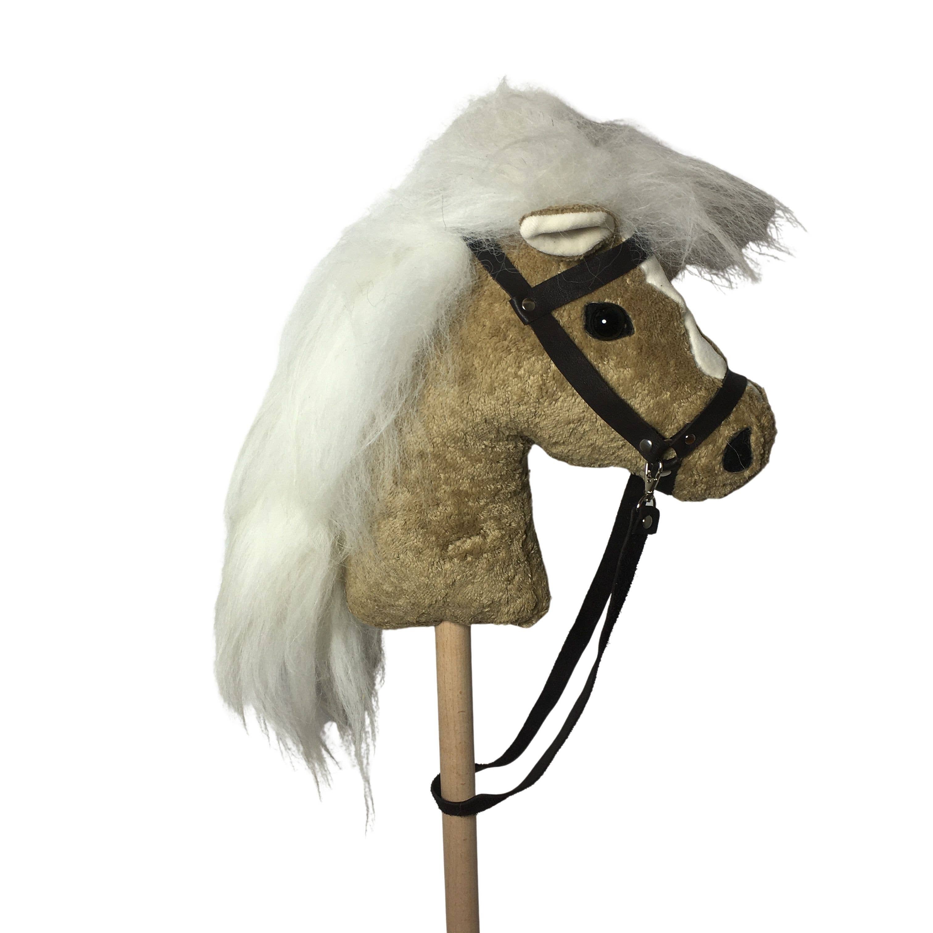 Pat & Patty - Wholesale Stuffed/Plush Toy - Kids & Baby - Organic eco children's hobby horse “cinnamon star” /STEBW-1003