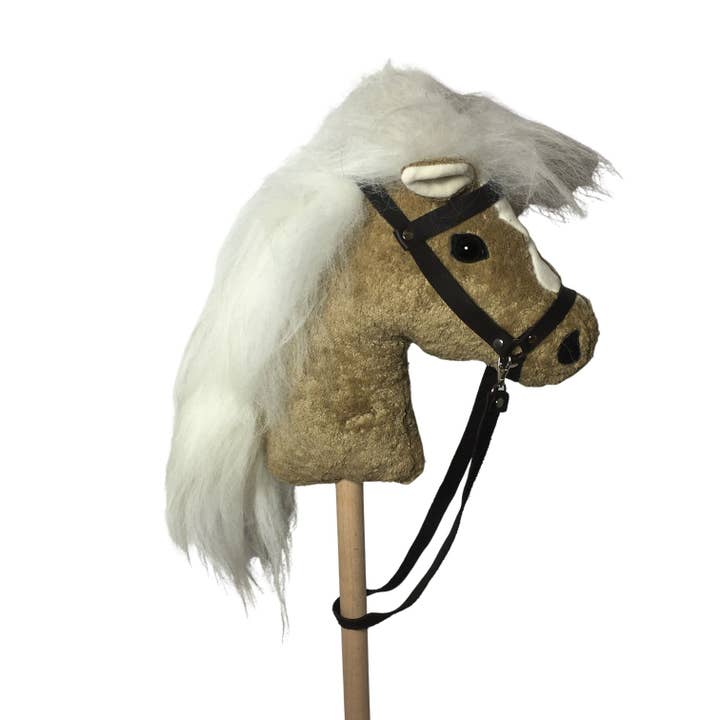 Pat & Patty - Wholesale Stuffed/Plush Toy - Kids & Baby - Organic eco children's hobby horse “cinnamon star” /STEBW-1003